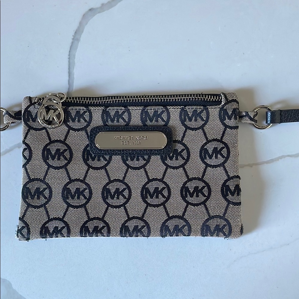 Michael Kors Logo purse/belt in Black and Tan
